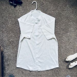 White Shirt Short Sleeves Men